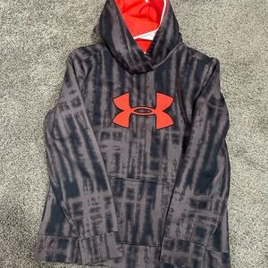 Under Armour Black and Red Hoodie
